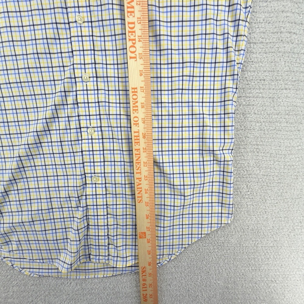 Polo Ralph Lauren Performance Shirt Mens Medium Classic Fit Plaid Button Down - Picture 7 of 7